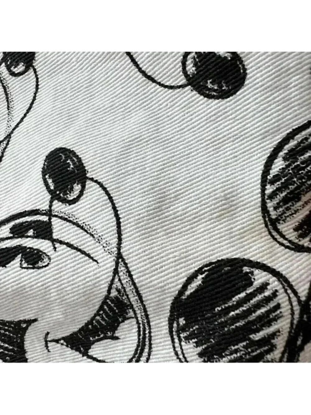 DISNEY Mickey Mouse White and Black Tie Back Contemporary Kitchen Apron - Picture 2 of 9